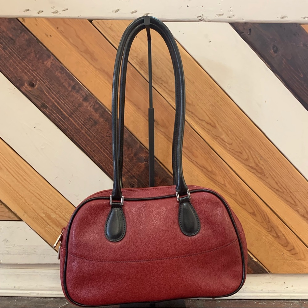 Furla Red and Black Shoulder Bag